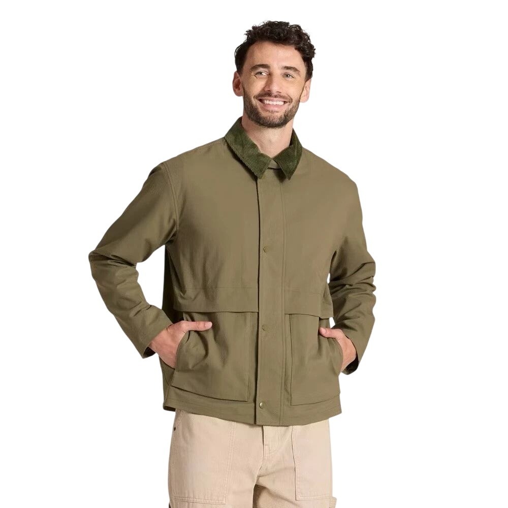Goodfellow & Co Men's Olive Green Corduroy Collar Field Jacket Size XL
